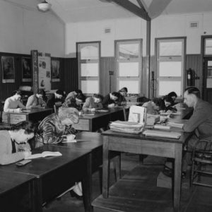 Classroom, 1951–1953. National Archives of Australia, A1811, CU1799/3.