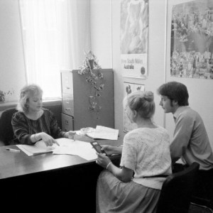 Department of Immigration officers, Maggie Bowden-Smith, Manchester Counselling, 1984. Department of Immigration and Multicultural and Indigenous Affairs. National Archives of Australia, A12111, 2/1984/14A/205.